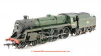 32-511 Bachmann BR Standard Class 5MT Steam Locomotive number 73051 in BR Lined Green livery with Late Crest and weathered finish - Era 5.